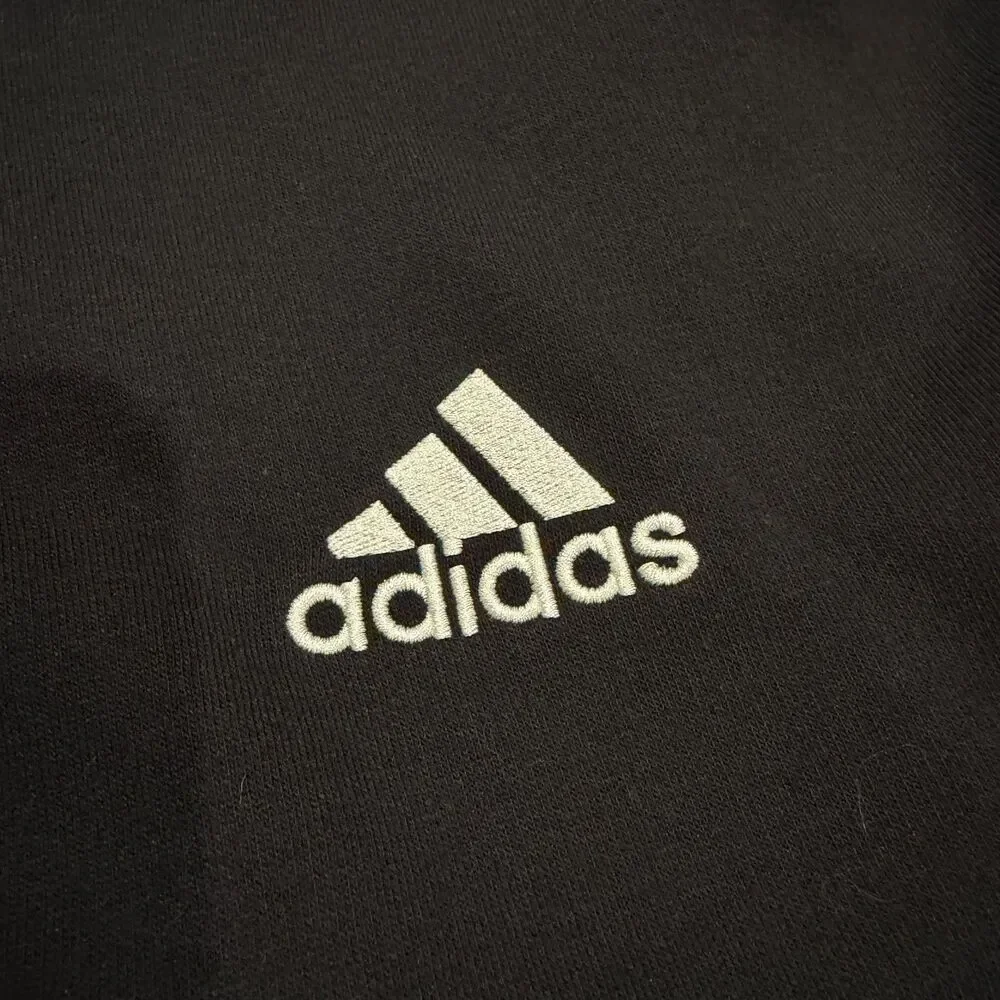 adidas Essentials Feelcozy Fleece Hoodie Men’s XL Black White NWT GV5294